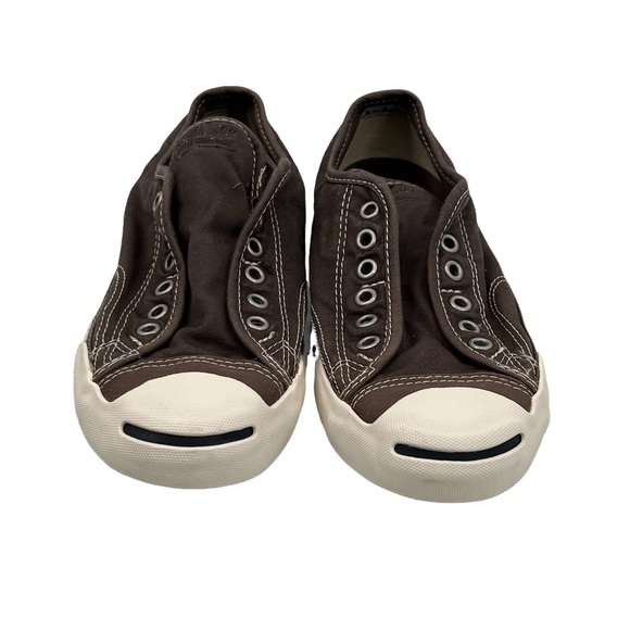 Converse Gray Jack Purcell Slip On-Sneakers Size 6 Men's/8 Women's